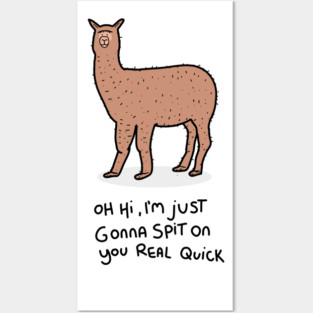 Grumpy Alpaca Posters and Art