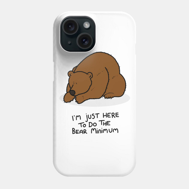 Grumpy Bear Bear Phone Case TeePublic