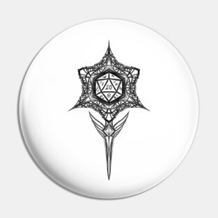 D20 (black) Pin