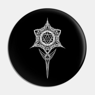 D20 (white) Pin