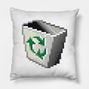 Recycle bin Pillow