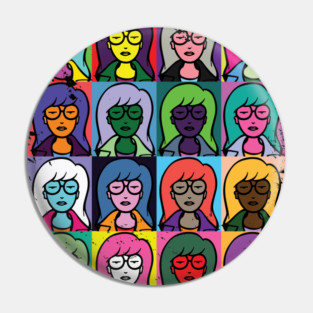 Daria Warhol Pin