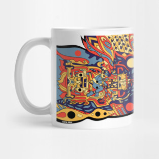 The mayan astronaut ecopop Mug