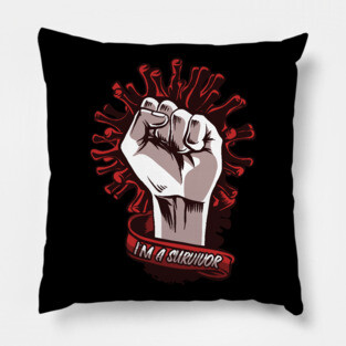 Coronavirus Survivor Pillow