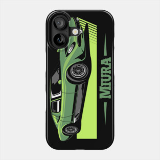 Lamborghini Miura Green Phone Case