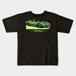 Lamborghini Miura Green Kids T-Shirt