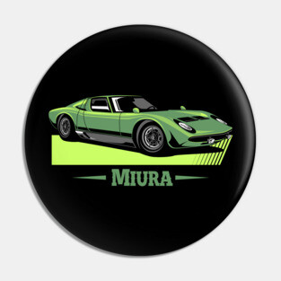 Lamborghini Miura Green Pin