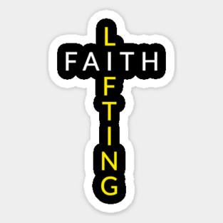 Faith Lifting Cross T-Shirt Magnet