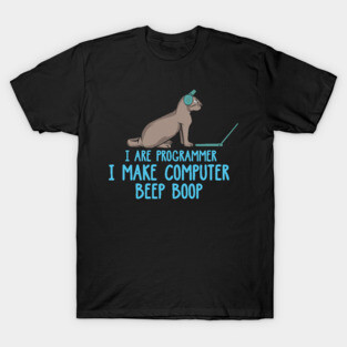 I Are Programmer Cat IT Developer Software Engineer kitten T-Shirt