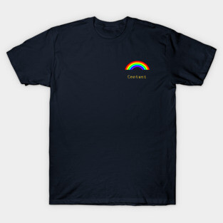 Small Positivity Rainbow Content T-Shirt