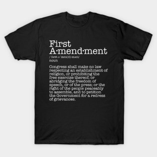 First Amendment T-Shirt