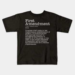 First Amendment Kids T-Shirt