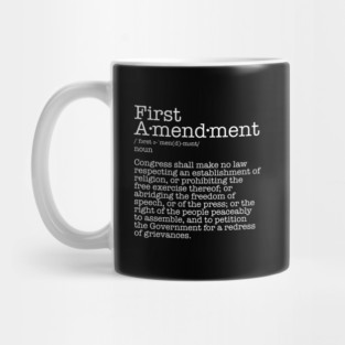 First Amendment Mug