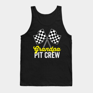 Grandpa Pit Crew Tank Top