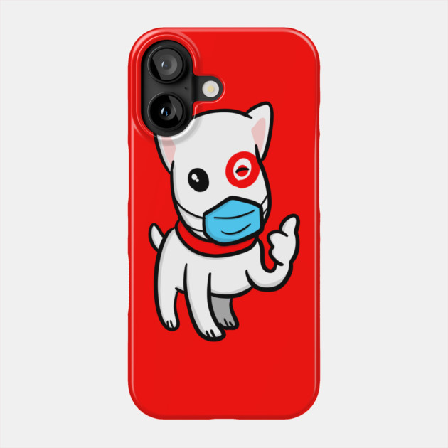 Essential Employee Dog Wearing Mask Phone Case by belownormal