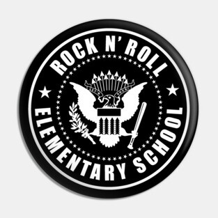 Rock N' Roll Elementary School Pin