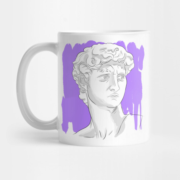 Classical Marble Bust Style Illustration by denizko