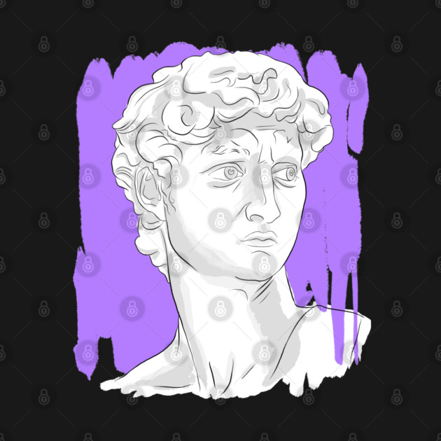 Classical Marble Bust Style Illustration by denizko
