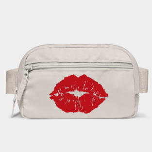 Kiss Mouth Red Lips Bag