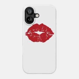 Kiss Mouth Red Lips Phone Case