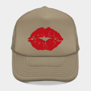 Kiss Mouth Red Lips Hat