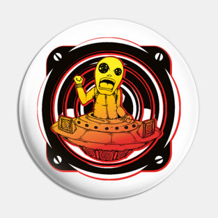 Tripping Rave Alien Pin