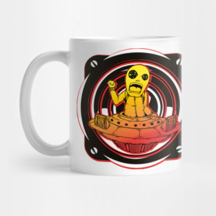 Tripping Rave Alien Mug