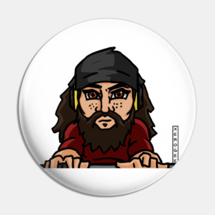 XeroGee x AjaxRoxx Chibi Pin