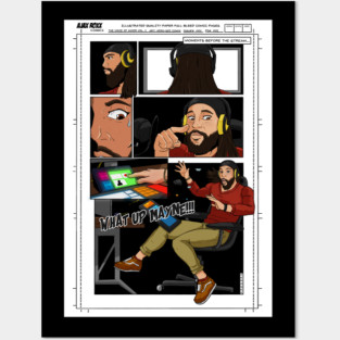 XeroGee x AjaxRoxx Comix Posters and Art