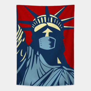 Liberty Masked Tapestry