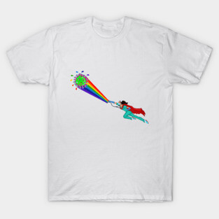 Superhero Nurse Comic T-Shirt