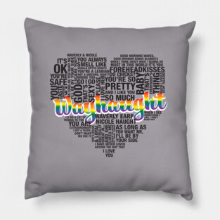 WayHaught Words Pillow
