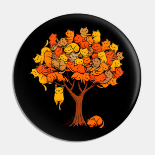Cat Tree Pin