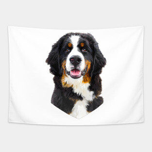 Bernese Mountain Dog Cute Puppy Tapestry