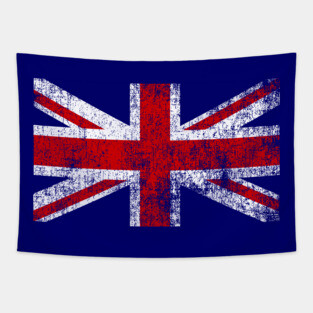 Vintage Union Jack Flag Tapestry