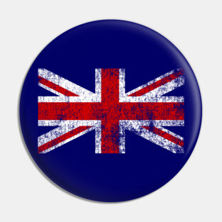 Vintage Union Jack Flag Pin