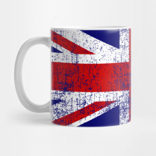 Vintage Union Jack Flag Mug