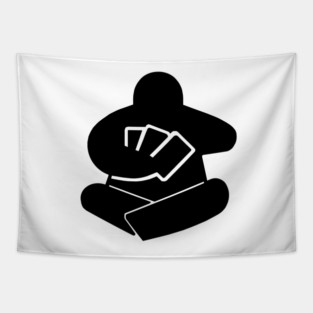 Card playing meeple Tapestry