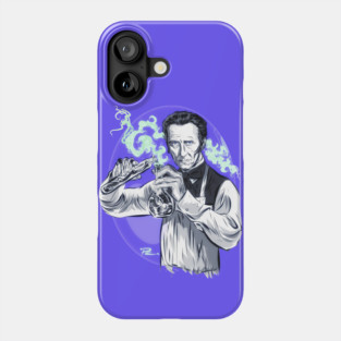 Peter Cushing - An illustration by Paul Cemmick Phone Case