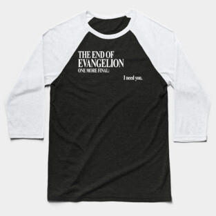 Neon Genesis Evangelion Baseball T-Shirt