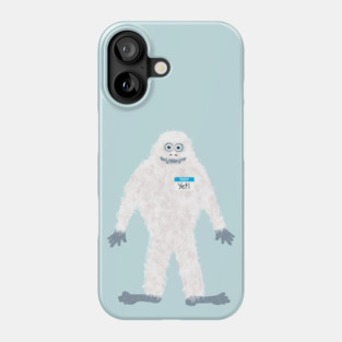 Yeti at a Social Gethering Phone Case