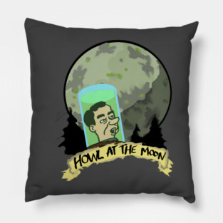 Howl at the moon! Pillow