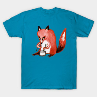 Drumming Fox T-Shirt