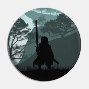 Halfling Fighter Pin