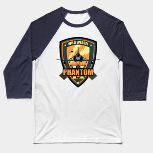 F-4 Phantom II Wild Weasel Baseball T-Shirt