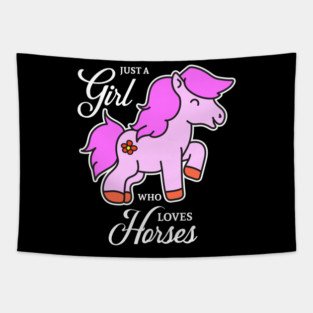 Horse design for girls Tapestry