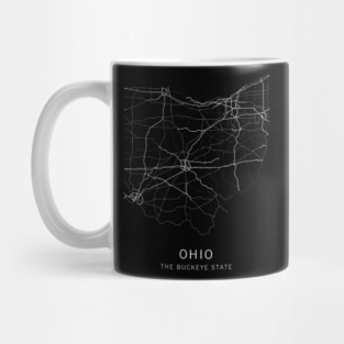Ohio State Road Map Mug