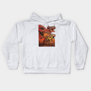 Evolution of Agumon Kids Hoodie