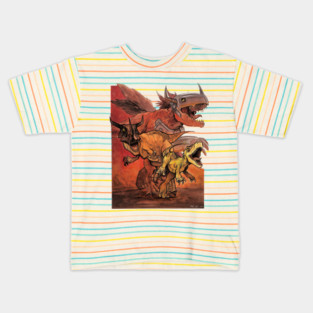 Evolution of Agumon Kids T-Shirt