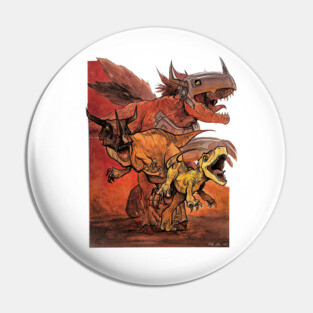 Evolution of Agumon Pin